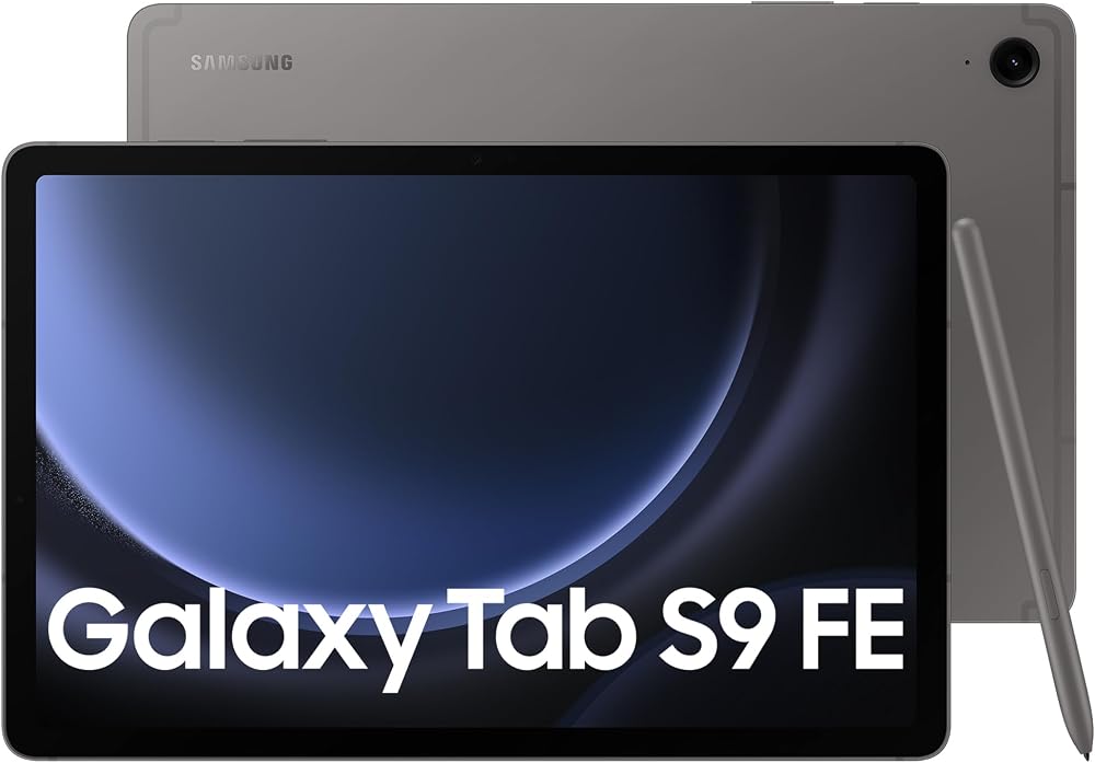 Samsung Galaxy Tab S9 FE Tablet Koyu Gri 6 GB RAM, 128 GB Depolama (Samsung Türkiye Garantili)