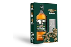 ‎TULLAMORE DEW Tullamore Dew Irish Whiskey, 70cl – limitiertes Geschenkset mit Longdrinkglas