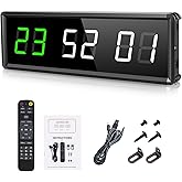 Timer Sport Mural Avec Télécommande - Tabata, EMOM, HIIT, Boxe, MMA, Crossfit - LED Puissantes
