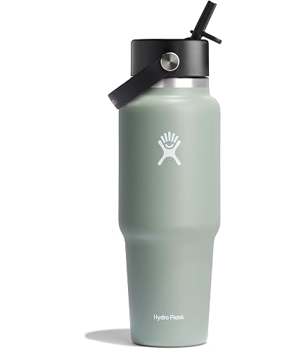Hydro Flask 32 Oz Wide Flex Straw Cap Seasalt : Amazon.co.uk: Home