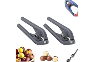 ZXCVWWE Chestnut Open Clip,Chestnut Cutter Tool,Protable Nutcracker Chestnut Clip,Clip Opener,Chestnut Cutter Opener,Stainless Steel Nut Opener Plier,Multifunction Chestnut Opener, Pecan Cracker Machine