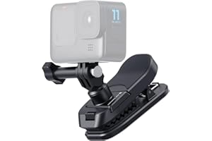 K&F CONCEPT Magnetic Rucksack Halterung Clip Mount für DJI Osmo Action 5 Pro, Schultergurt Halterung180° Schwenkbare für Go Pro Hero 13 12 11 10 9, Osmo Actoin 3/4, Insta360 X5 X4 X3, DJI Osmo 360