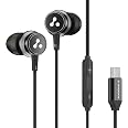 Ambrane Type C Wired in-Ear Earphones with in-Line Mic for Clear ...