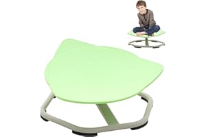 ‎YOSAMY Sensorischer Drehstuhl für Kinder, Karussell Autismus Drehstuhl, Training Physische Koordination und Gleichgewicht, Balance Stuhl für Kinder 54x54x27 cm, lichtgrün