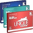 Kamyra Unique Condom Cards Selection - 3x3 Latex-Free Condoms, Even Suitable with Oil Based lubes - Free, Pull & Smart