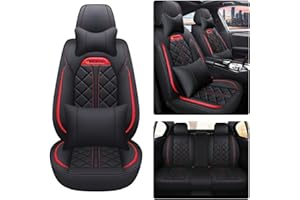 Ruberpig Car Seat Cover For peugeot 2008 GT line GT-line SUV 5 Seats All Weather Use Vehicle Leather Seat Cover Black