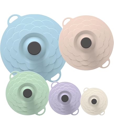 Coperchio in silicone a ventosa per microonde resistente al