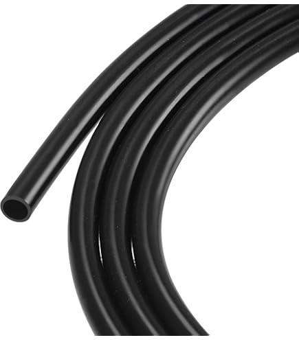 Tube Tuyau SOURCING MAP 1Pcs 4mm ID 6mm OD 2m Flexible En Caoutchouc Silicone Eau Air Translucide Pour Transfert Pompe - Bricolage