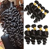√ Natural Color Brazilian Loose Wave Hair, Can be Permed, Straightened, Curled, Highlighted, Cut Even Iron-Flated, Pls Do Not Do That Frequently