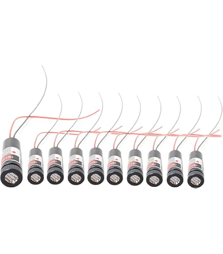 thumbnail image 2 of 20PCS Adjustable Mini Laser Pointer Diode RED Dot Laser Diod Circuit 3V 5v 5mw 650nm Module Pointer Sight Copper Head 2 of 13