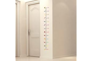 ufengke sotto Il Mare Animali Tabella di Altezza Adesivi da Parete Adesivi Murali con Righello 50-170cm per cameretta per Bambini