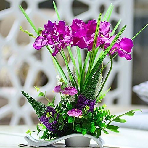 FZH FWEHUI Fake Fake Orchid Butterfly Purple decoration mud artificial