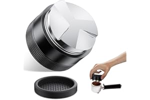 NEUTYPECHIC Distributeur de Café 53mm, Niveleur Espresso Aluminium Tamper 53mm, Accessoires Barista, Outil Barista pour Sage Barista Pro, Sage Barista Express, De'Longhi, avec Porte-Filtre 54 mm