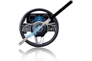 MONOJOY Steering Wheel Lock, Car Steering Lock Heavy Duty Car Lock with 3 Keys Universal Fit Car/SUV/Truck Lock Vehicle Anti-Theft Lock Safety Tool Car Accessories