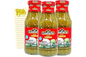 Salsa Bundle with La Costena Salsa Verde 250g x3 and Intrinsic Treats Shopping List Card