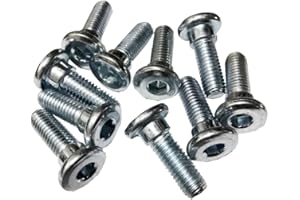 prasku M8 X 20 Mm Rotor de Freno de Disco Tornillos Plateados Pernos de Repuesto para Motocicleta