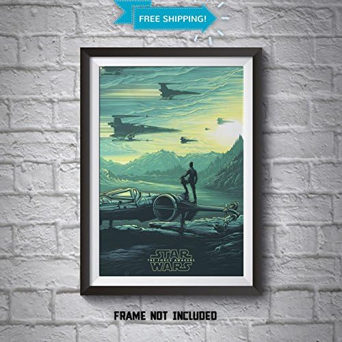 Star Wars Movie Poster Art Print - Alternative The Force Awakens Wall Art - All Sizes - 3 for 2 Wall Decor