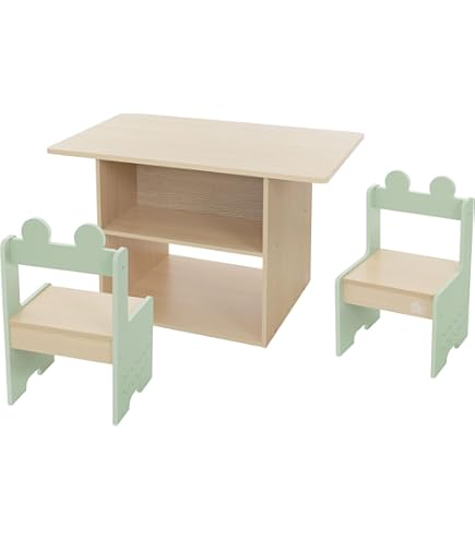 Joyz kinderkapstok boom design met plank en kledingroede, 71x30,5x110 cm, kinderkapstok van hout in naturel groen, staande kapstok met schoenenrek voor baby- & kinderkamer