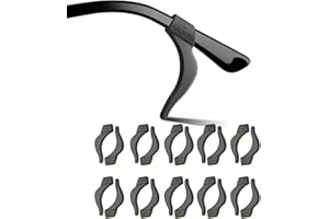 OPUGIT 10 Paare Antirutsch Brillenbügel, Weich Gläser Ohrbügel Brillenbügel Fassungshalter Ohr Grip Haken Silikon Fassungshalter für Brille