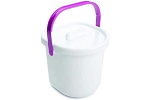 The Neat Nursery Co. Nappy Pail, 801 White/Pink, 0.65 kg 5055378201714