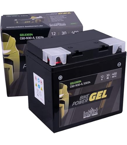 Batteria Moto Yuasa 53030 Y60-N30L-A - 12V 30Ah, Dimensioni 187x130x170mm, Per Moto Guzzi V35 II - Foto 2