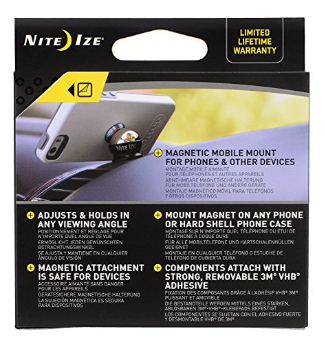 Nite-Ize, Supporto da auto per Smartphone e GPS, 11-R8