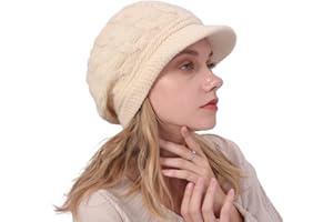 Rayson Gorro de Punto Mujer Sombrero de Cálido Invierno Elegante y Respirable Boina Adecuado para el Ocio al Aire Libre y La Protección Solar