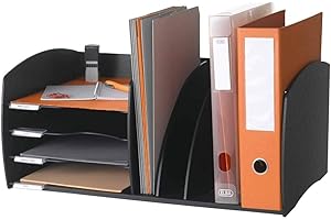 Paperflow Accessoires de bureaux 3020.01 Organiseur 4 cases structure/case en polystyrène Noir