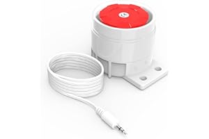 YISEELE Sirena con cavo, clacson Sirena di allarme, Mini cicalino da 5 V compatibile con il sistema di sicurezza WiFi YX -800 (120DB)