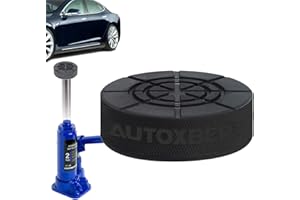 AUTOXBERT Cuscinetto Universale in Gomma per Sollevatore di Bottiglie Idraulico 2T e Ponte Sollevatore, Supporto, Adattatore, Accessorio Auto