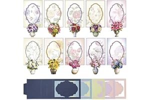 ‎IDEEN MIT HERZ Ideen mit Herz 3-D Aufstell-Grußkarten Blume, 3-D Motive, Umschläge, 40-tlg. | Bastelset für Geburtstagskarten | Karten basteln für Hochzeit, Geburtstag, Jubiläum | Originelle Grußkarten | Kartenset