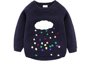 Mud Kingdom Niñas Suéteres Pullover Nube Linda y Lluvias de Colores
