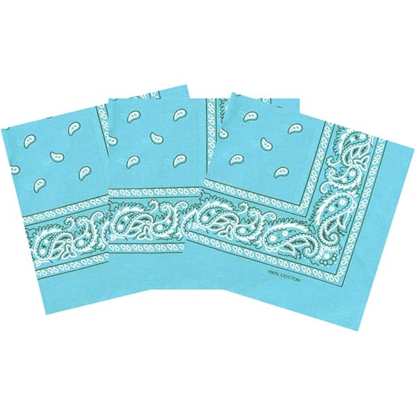 PURECITY® Bandana Original Paisley 100% Coton Foulard Qualité