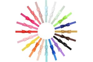Hcimooy Bowing dei Capelli della Fascia della Cinghia delle Costole della neonata per i Bambini Infantili 20pz (03FD)