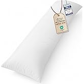 Utopia Bedding Body Pillow 40 x 145 cm for Sleeping Side White | Soft Polyester Filling Versatile Use Easy Care