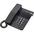 Alcatel T22 Black corded landline phone with flashing visual ringer ...