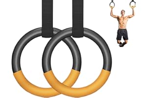 FREHOMEE Gymnastic Rings, Support 1000 kg, Home Fitness Equipment for Children, Indoor Pull-Up Bar for Stretching and Increasing
