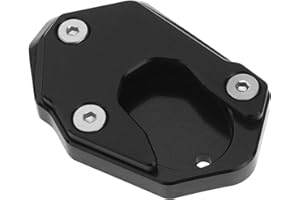 ECSiNG Aluminiowa podkładka przedłużająca do motocykla antypoślizgowa podstawka boczna powiększająca podkładka kompatybilna z Kawasaki Z900 Z650 2017-2021 Z1000 SX 2010-2020 ZX6R ZX10R ER6N ER6F