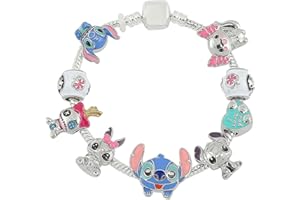 FORFAMY Karikatur Armband Mädchen, Cartoon Schmuck mit Schmuckkästchen, Blau KarikaturArmbänder für Damen Frauen Mädchen als Weihnachtsgeschenke, Geburtstagsgeschenk