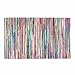 Produktbild Homescapes Chindi-Teppich, 100 % recycelte Baumwolle, Design mit mehrfarbigen Streifen auf weißem Hintergrund, multi, 60 x 90 cm