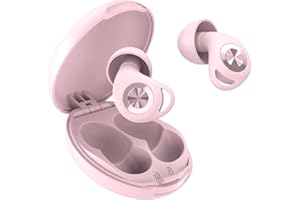 ‎CASCHO Ohrstöpsel zum Schlafen, Laborzertifizierte Ohrenstöpsel mit Einer Geräuschreduzierung von 45dB, Wiederverwendbar, Geeignet für Seitenschläfer,Zum Konzentrieren und Auf Reisen, Enthält 8 Paar(Rosa）