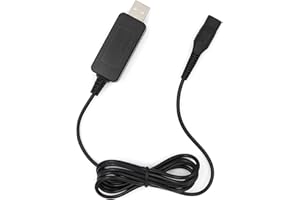 HINCORE Cargador USB de 4.3V para Philips One Blade Charger QP2520/30, QP2520/90, QP2520/70, Reemplazo para QP2520 Philips Oneblade Razor Shaver Charger, Reemplazo del cable de alimentación A00390