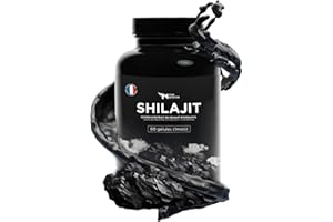 TN TEAM NUTRITION Shilajit Pur de l’Himalaya | Capsules Vegan 1000 mg | Résine Grade Or riche en acide fulvique | Énergie, Vitalité & Bien-être | Fabriqué en France | Qualité Testée & Sans Additifs