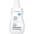 ATTITUDE Liquid Laundry Detergent, EWG Verified Laundry Soap, HE Compatible, Vegan and Plant Based Products, Wildflowers, 35 Loads, 1.05 Litre