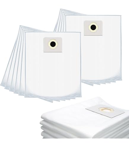 10x sacs compatible avec Makita 446L, VC2010L, VC2021L, VC2511, VC2512L