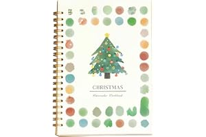 KOBONA Watercolor Workbook, Beginner Watercolor Painting Kit - Easy Nature Scenes Paint Set, Watercolour Workbook Art Crafting Painting Supplies for Thanksgiving Easter Christmas