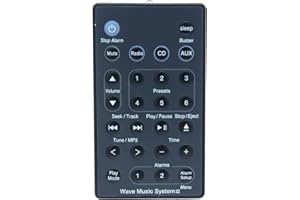 AZWOK Zamiennik pilota zdalnego sterowania do Bose Wave Radio Music System III AWRCC1 AWRCC2 AWRCC3