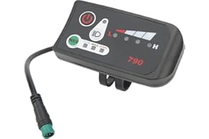 BONKZEBU Affichage de Vélo électrique, Compteur D'affichage de Données de Vélo électrique et Résistant à l'usure, Petit écran LED D'apparence Légère pour Vélo électrique, pour Guidon de