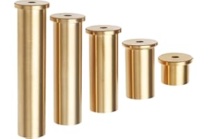 ‎BE IN YOUR MIND Be In Your Mind Golfschläger-Gewichtskopf, Messing-Schaftspitze, Gewichtskopf, Zubehör, geeignet für Stahl, Holz, Stahl, Eisen-Schäfte (2/4/6/8/10 g), 5 Stück