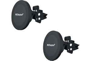 ‎PROFEZZION PROfezzion MagSafe uchwyt samochodowy, 2-pak uchwytów na telefon do iPhone'a 15 15 Plus 15 Pro Max 14 13 12 i Samsung Galaxy Series Google Pixel OnePlus Huawei Xiaomi i telefonów z pierścieniem